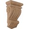 Ekena Millwork 7"W x 3 1/2"D x 11"H Traditional Leaf Corbel, Alder COR07X03X10TRAL - alternate 1